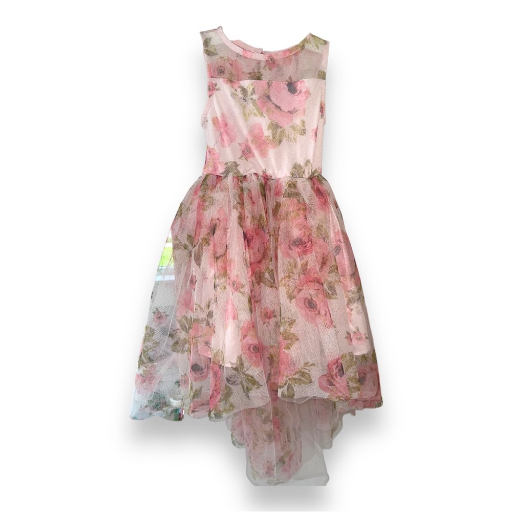 Zenzi Girls Tulle Flower Formal Dress Size XS (4-6) - Picture 2 of 11
